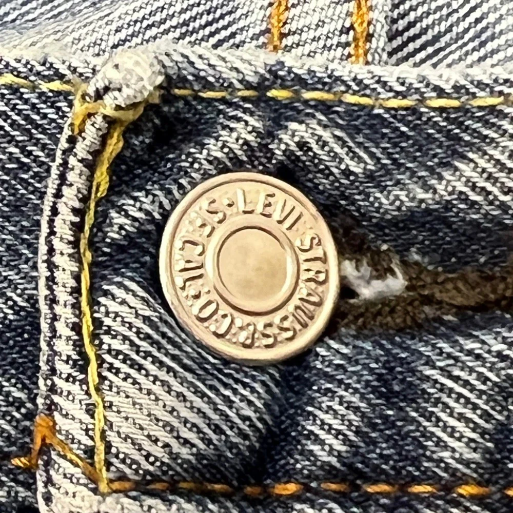 Levi's 505 Regular Fit Jeans Mens W38 L30 Blue Denim Classic Casual Vintage 90's